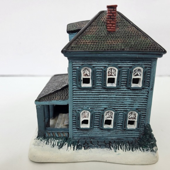 Lang & Wise Town Hall Collectibles Mitchell Homestead Christmas Village 1998 - Picture 3 of 9